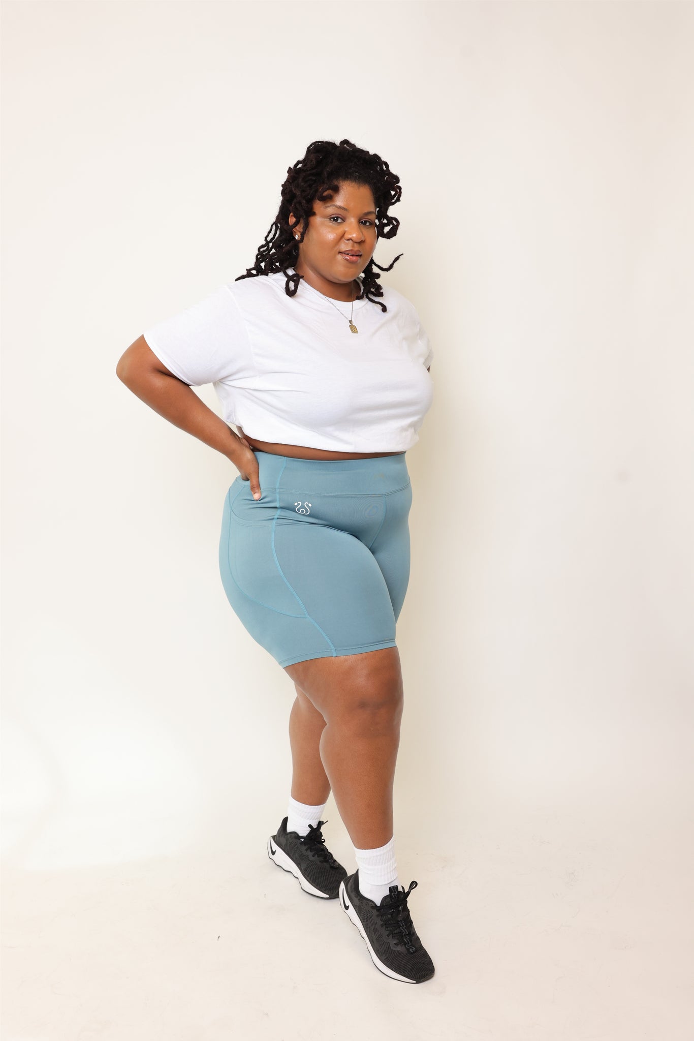 Determined Mid thigh shorts (Curve Collection)