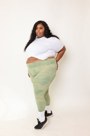 Top Notch Tie Dye leggings (Curve Collection)