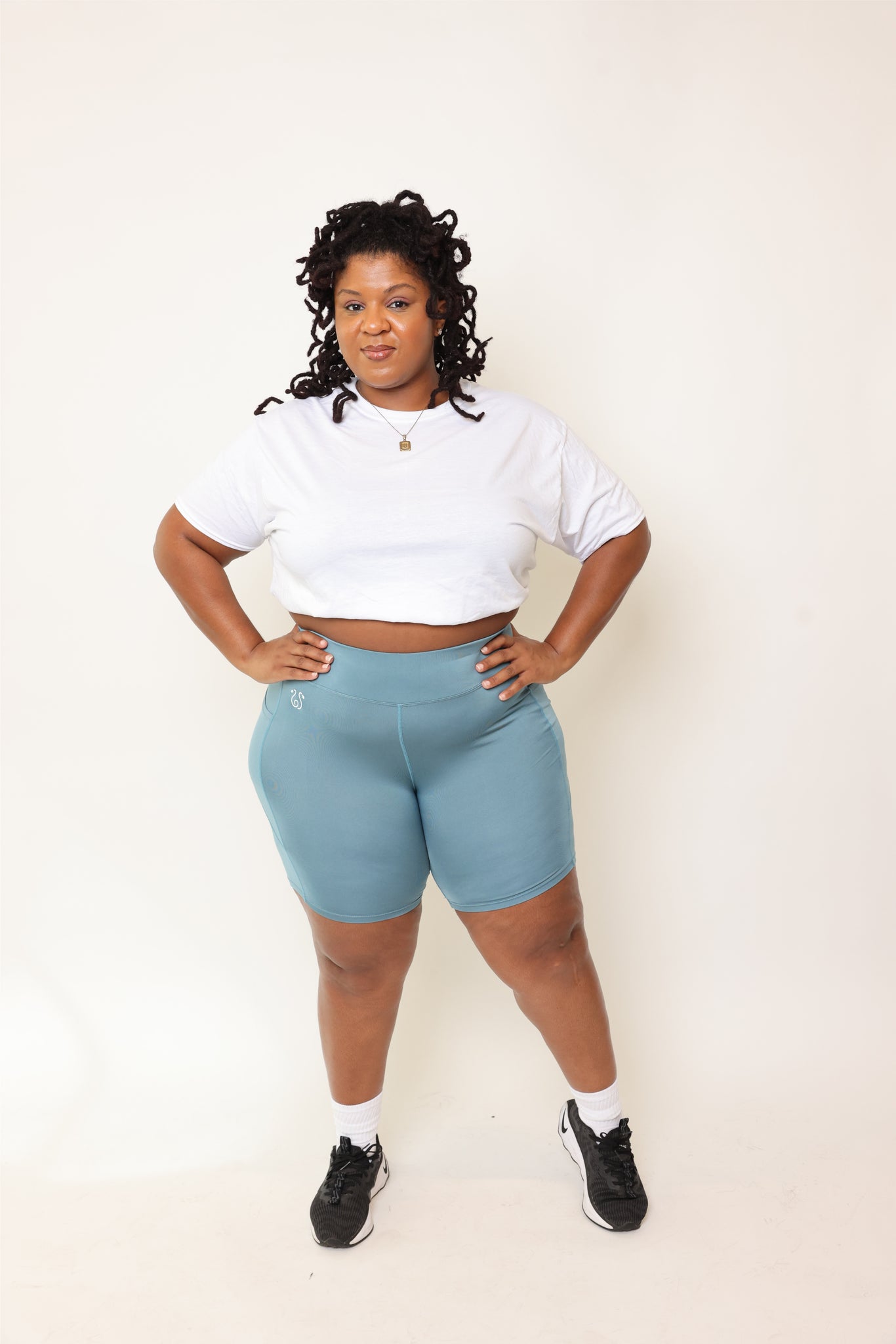 Determined Mid thigh shorts (Curve Collection)