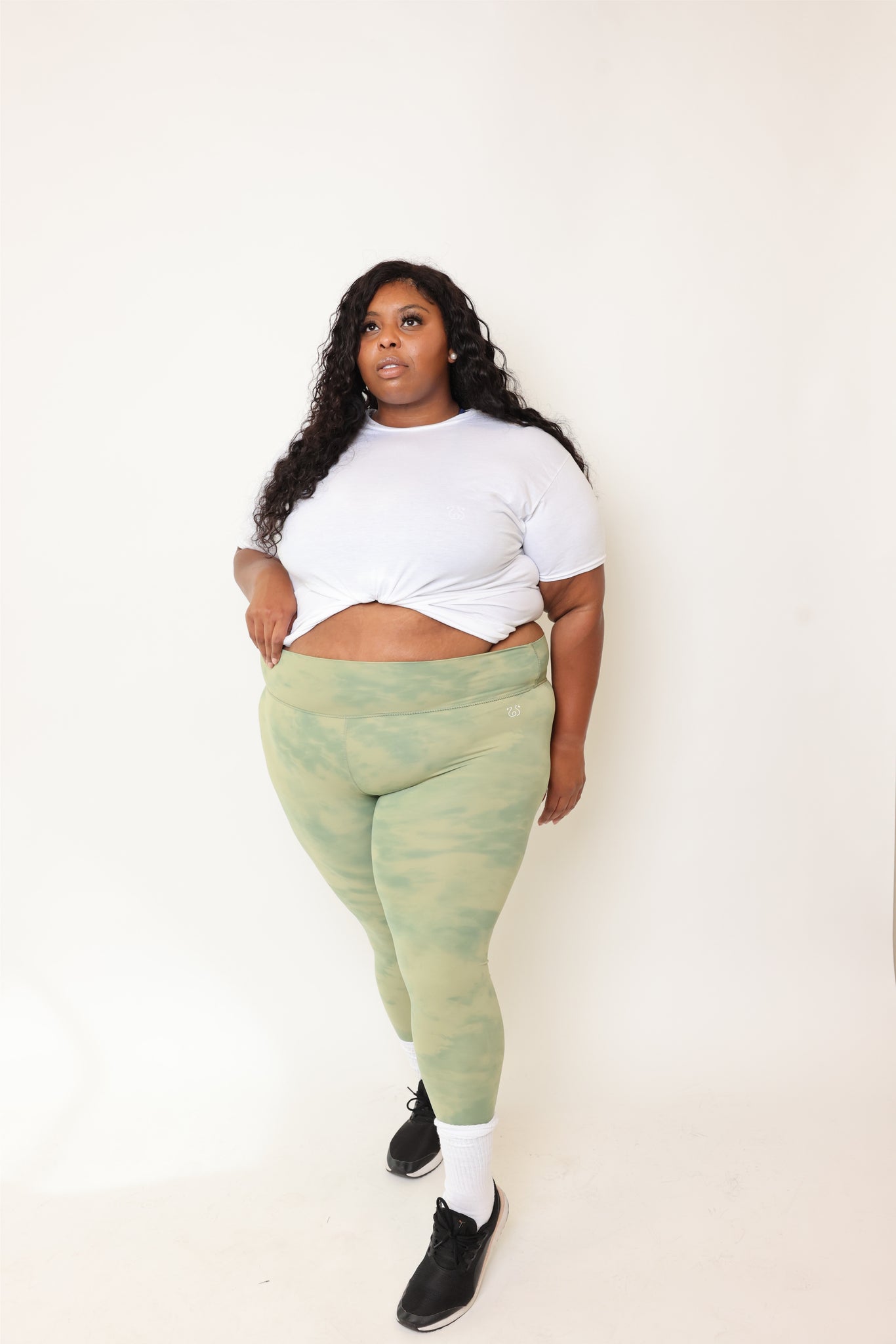 Top Notch Tie Dye leggings (Curve Collection)